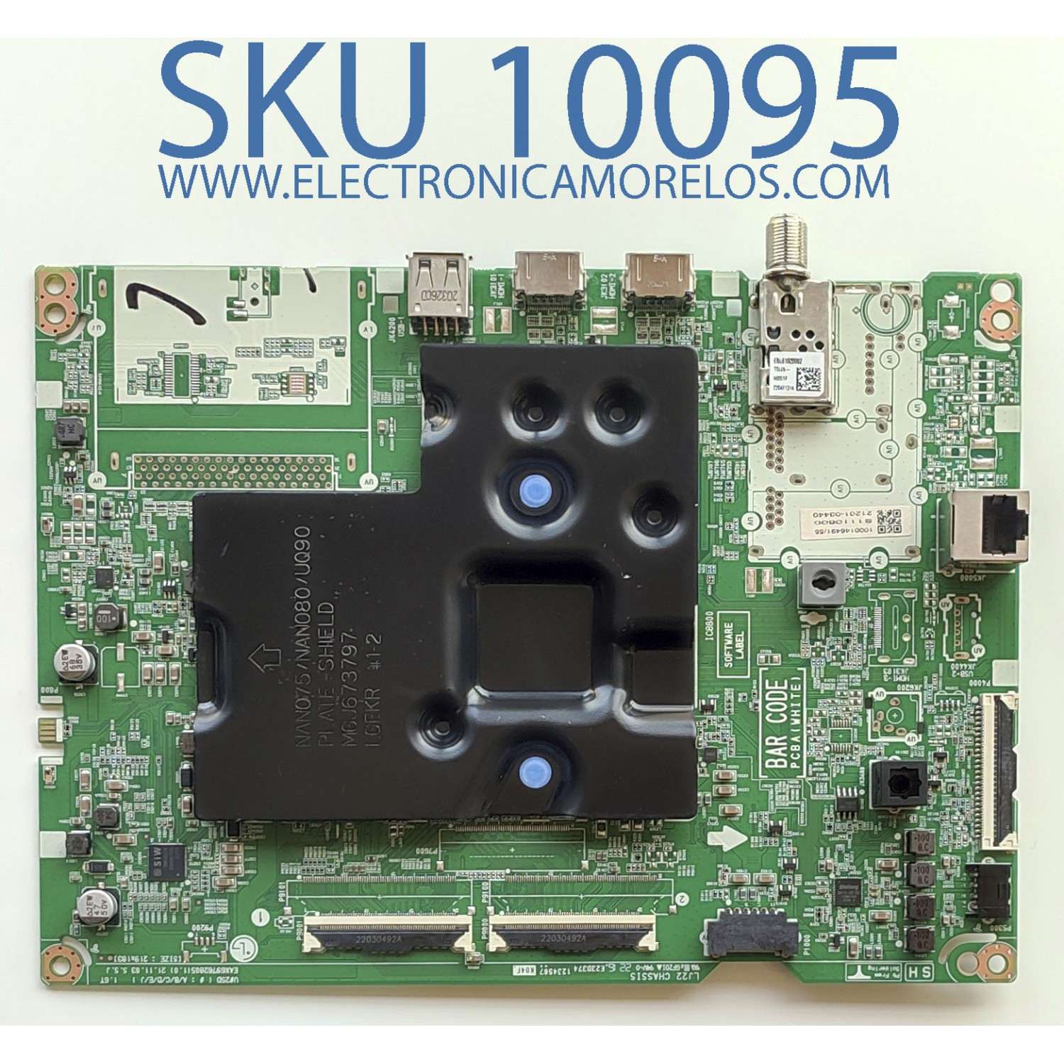 MAIN ORIGINAL PARA TV LG 4K UHD HDR SMART TV / NUMERO DE PARTE 21201-03440 / EAX69762805 / 55UQ75_BOE / EAX69762805(1.0) / PANEL BOEI550WQ1AF1D / DISPLAY HV550QUB-F1D / MODELO 55UQ7570PUJ / 55UQ7570PUJ.CUSFBH